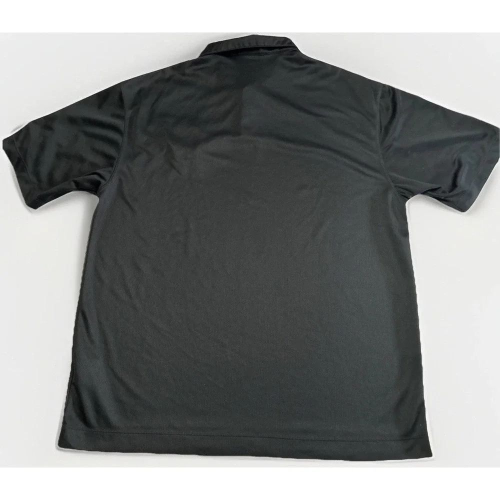Mens Nike GOLF Dri Fit LHD-8 USS Makin Island Navy Short Sleeve Polo Shirt Large